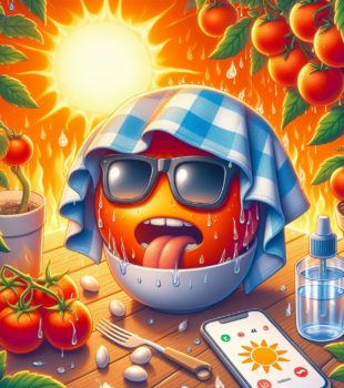 夏の猛暑からをトマトを守る!高温障害のと対策